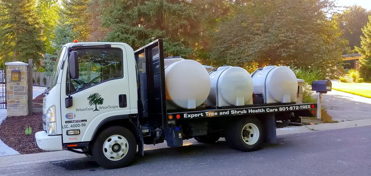 The spray truck